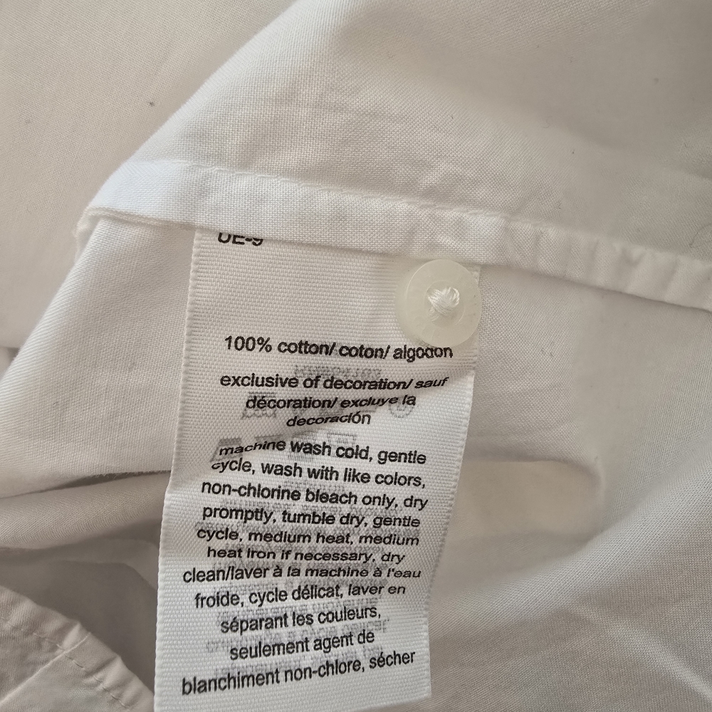 Tommy Hilfiger White Button-Up Shirt with Pocket - Picture 9 of 9